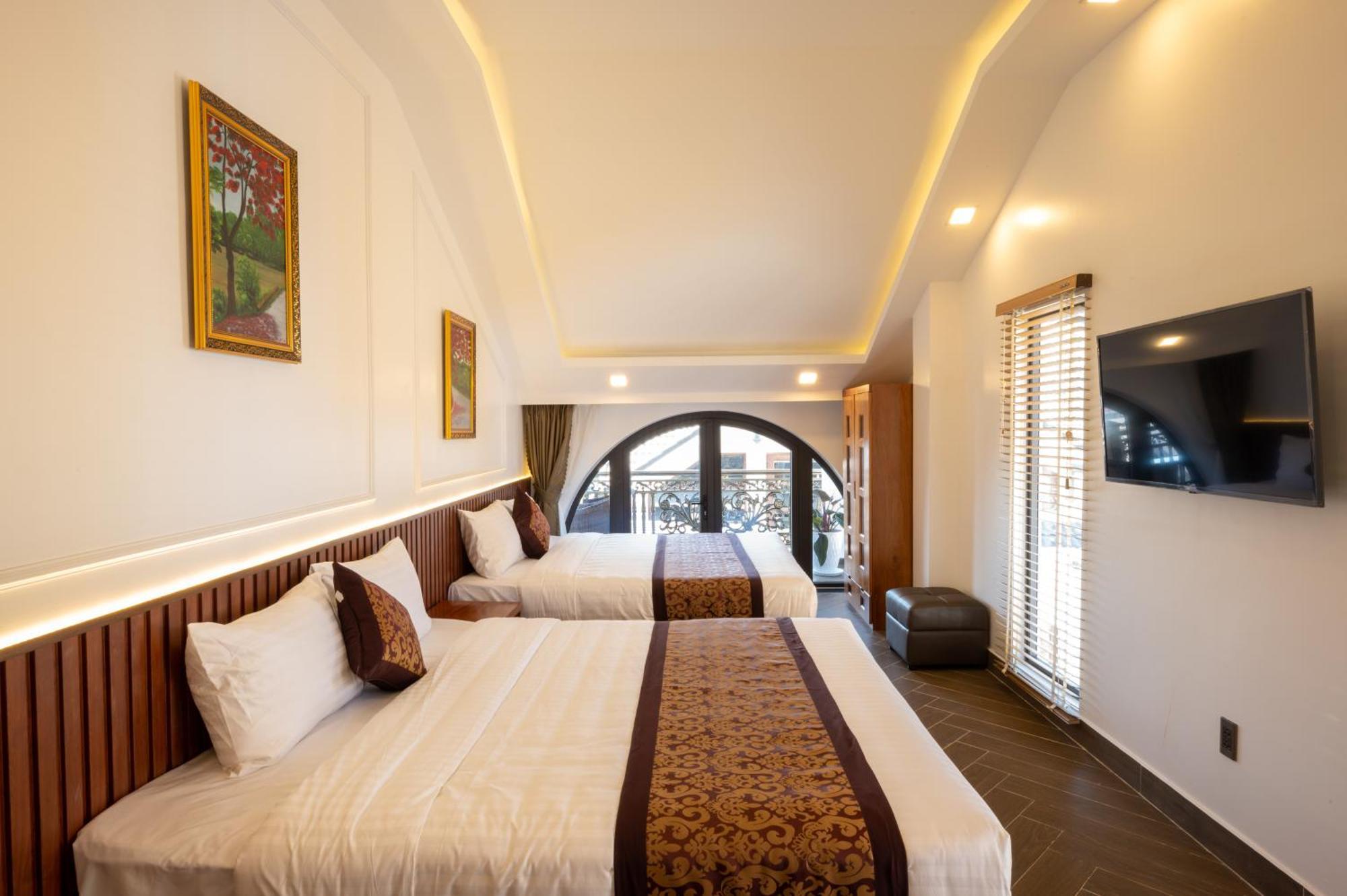 La Fleur Premium Central Apartment Hotel Da Lat Værelse billede