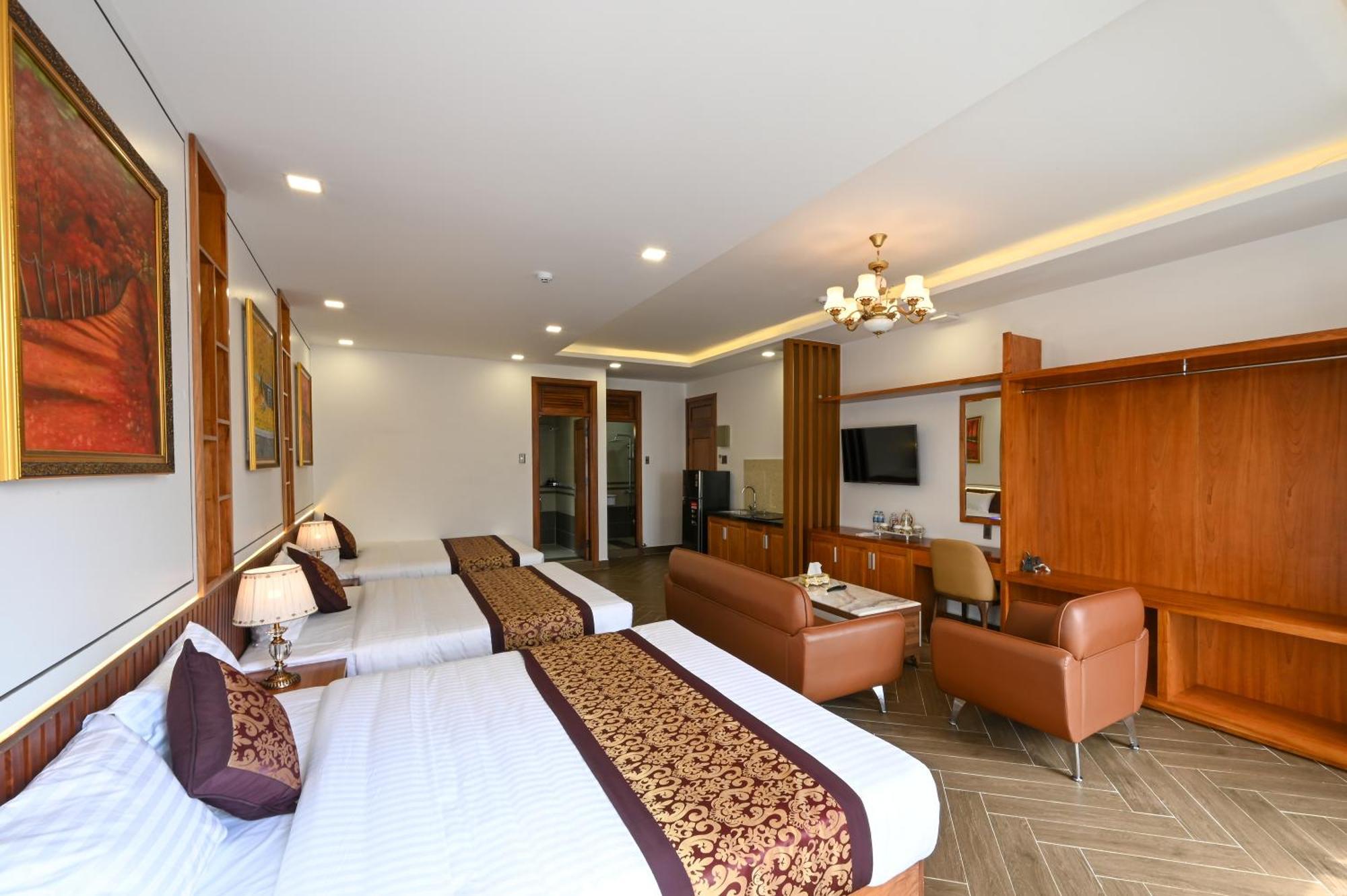 La Fleur Premium Central Apartment Hotel Da Lat Værelse billede